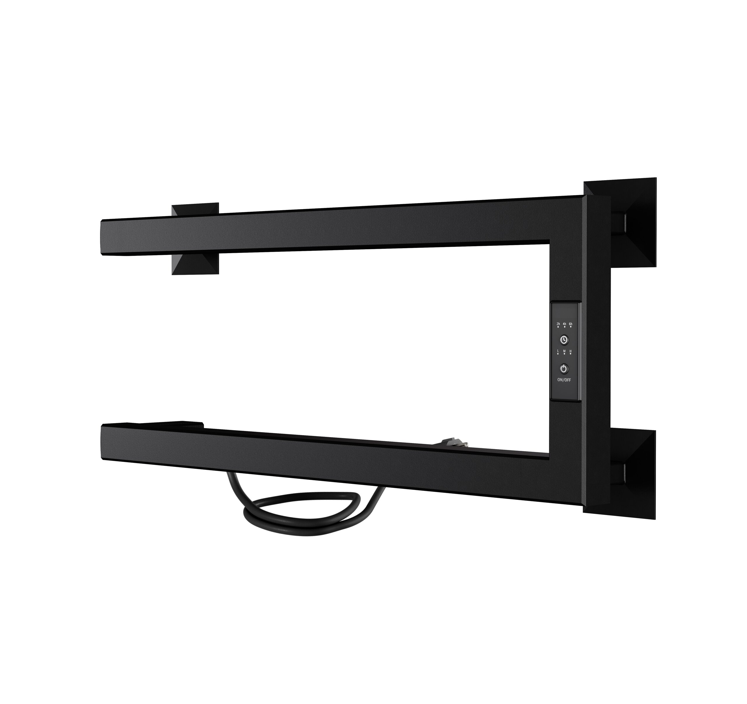 Полотенцесушитель электрический Indigo Nix 20x50 DGN20-50BRLt черный муар