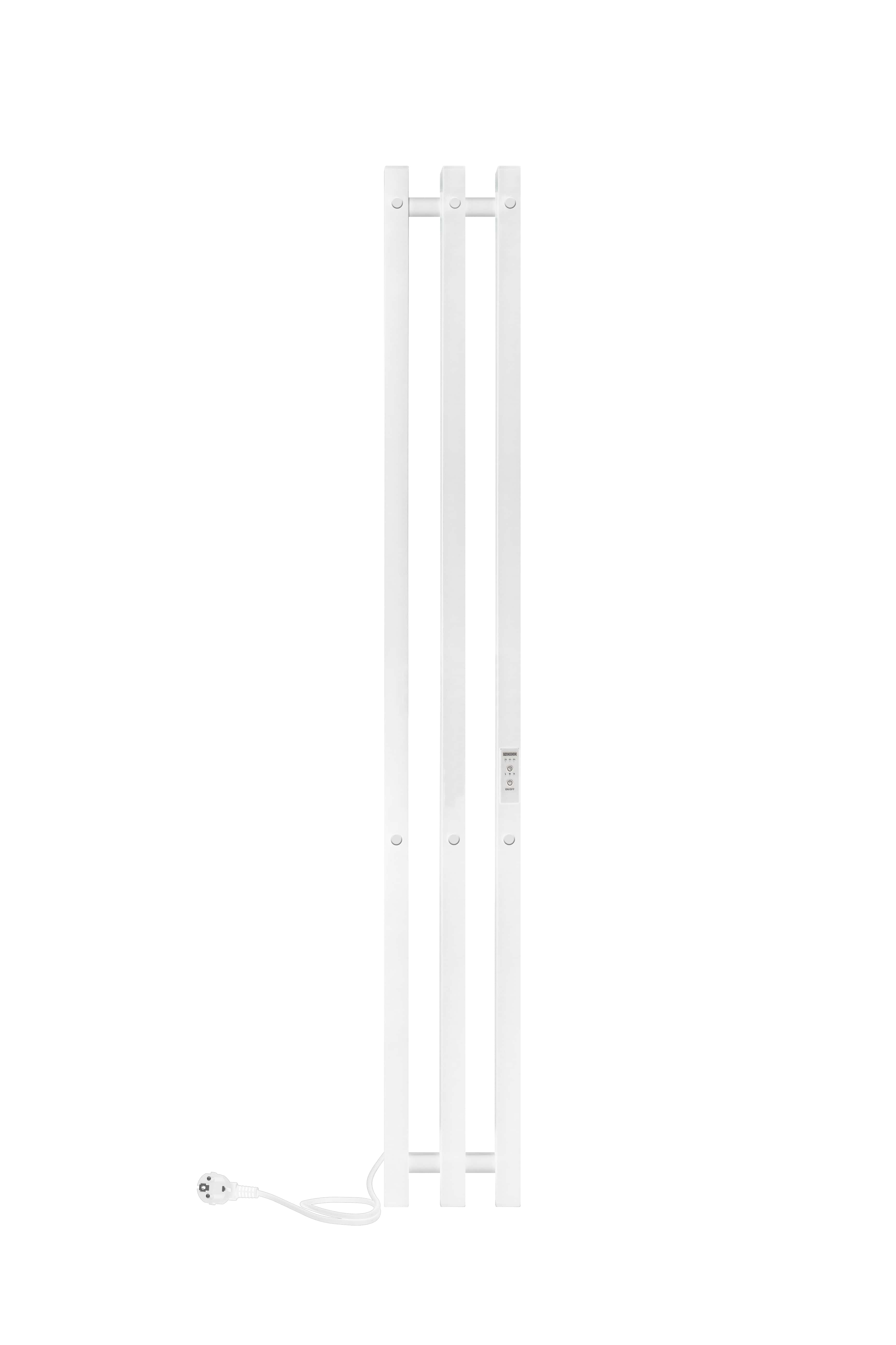 Полотенцесушитель электрический Indigo Style PRO 120x13 LSPRE120-13WMRt белый матовый, размер 120x13