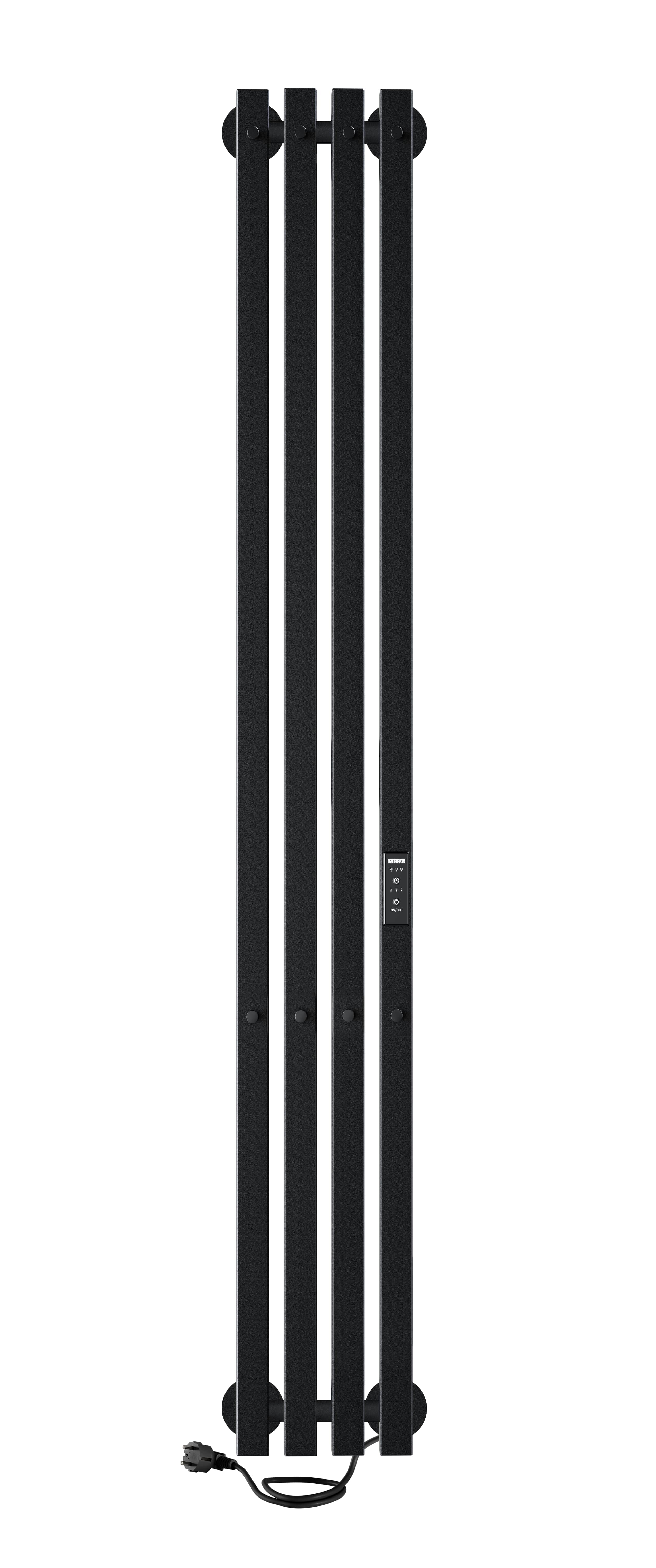 Полотенцесушитель электрический Indigo Style PRO 120x18 LSPRE120-18BRRt черный муар, размер 120x18