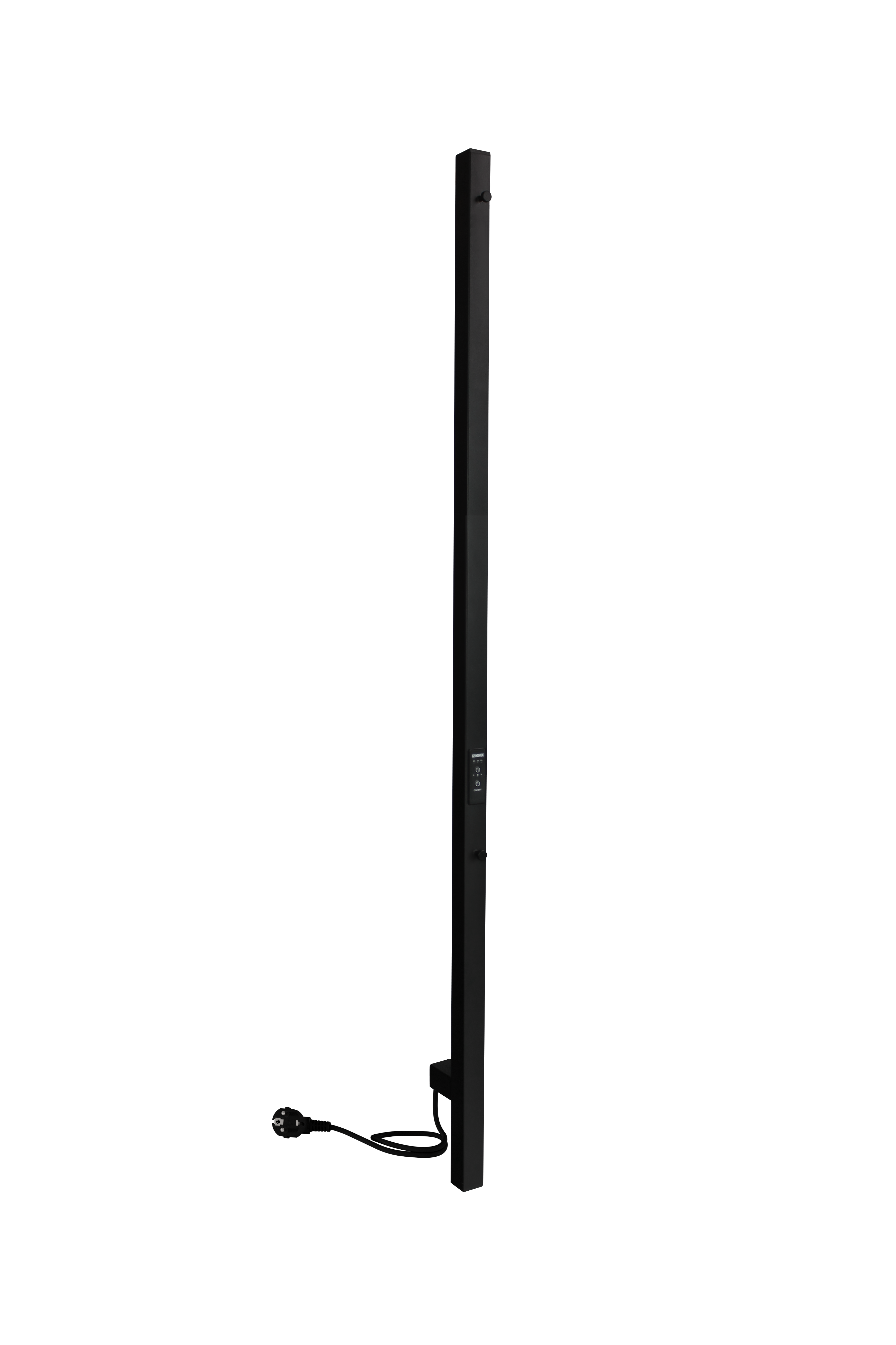 Полотенцесушитель электрический Indigo Style Pro LSPRE120-3BRRt  черный, размер 3X120 - фото 4