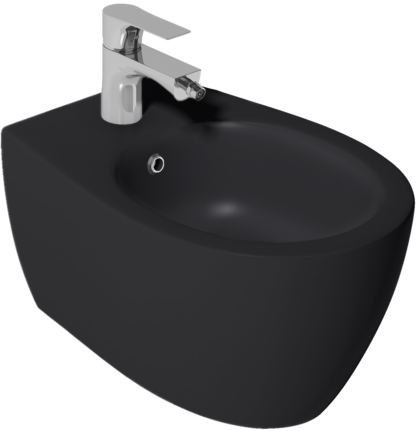 Биде подвесное Isvea Sentimenti Neo 10AR41010SV-2N черное матовое 37000₽