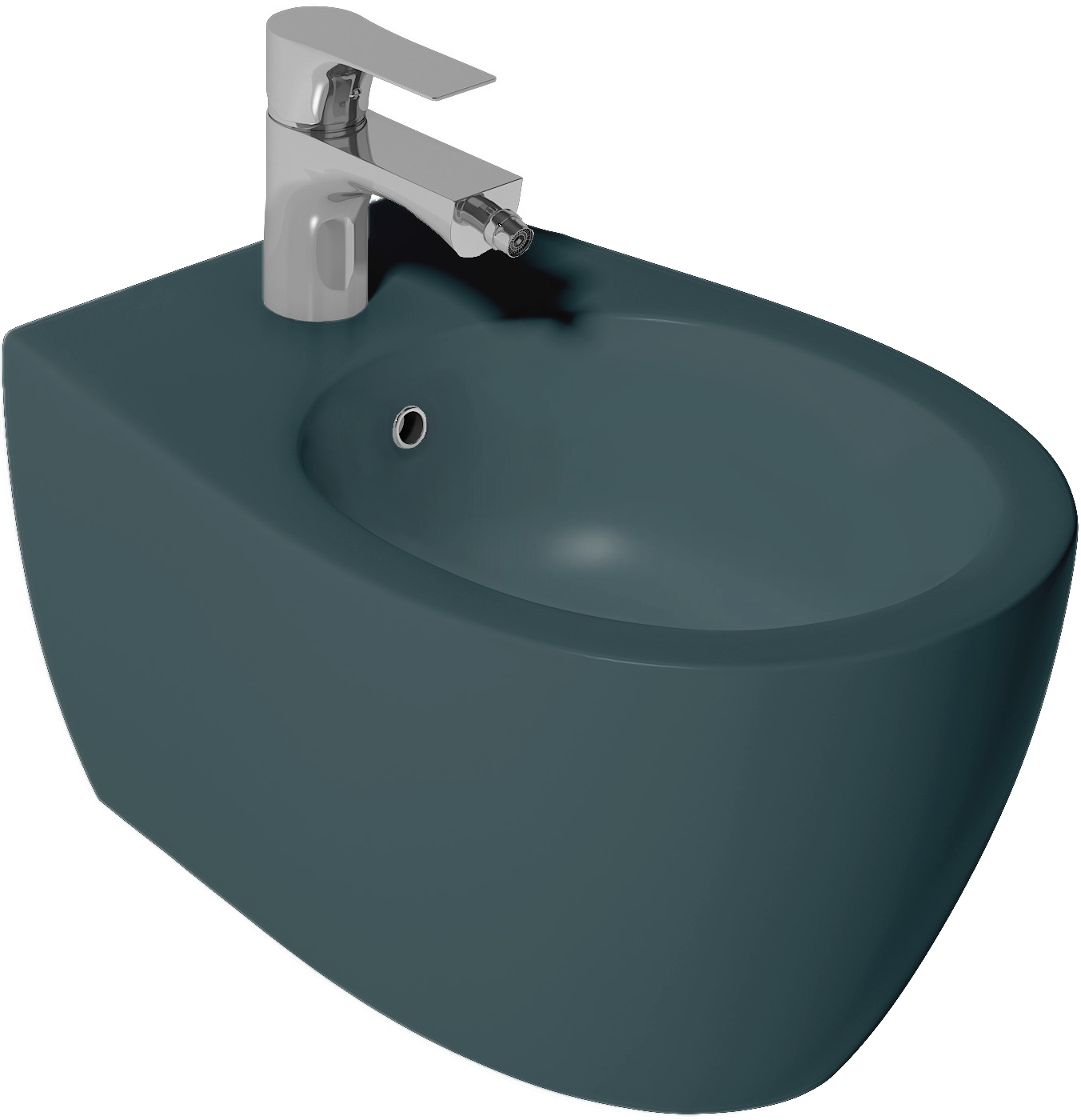 Биде подвесное Isvea Sentimenti Neo 10AR41010SV-2P изумрудное матовое 37000₽