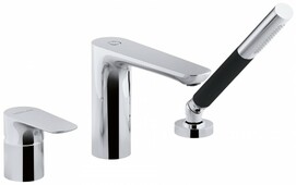 Смеситель для ванны с душевой лейкой Jacob Delafon Aleo E72292-CP