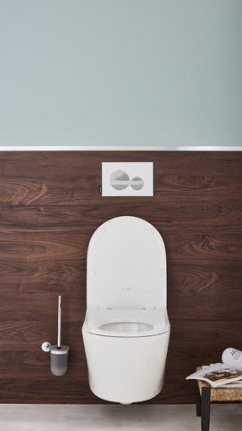 Фото Подвесной унитаз Jacob Delafon Bastille EDAB102-00 безободковый, белый, без сиденья