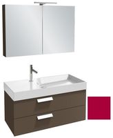 Мебель для ванной комнаты Jacob Delafon EB1304-R3 Rythmik 100 см., 2 ящика, для раковины ЕХN112-Z (малиновый), подвесная