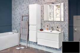 Мебель для ванной комнаты Jacob Delafon Madeleine EB2052-J52 60 см., 2 ящика, блестящая черная, подвесная