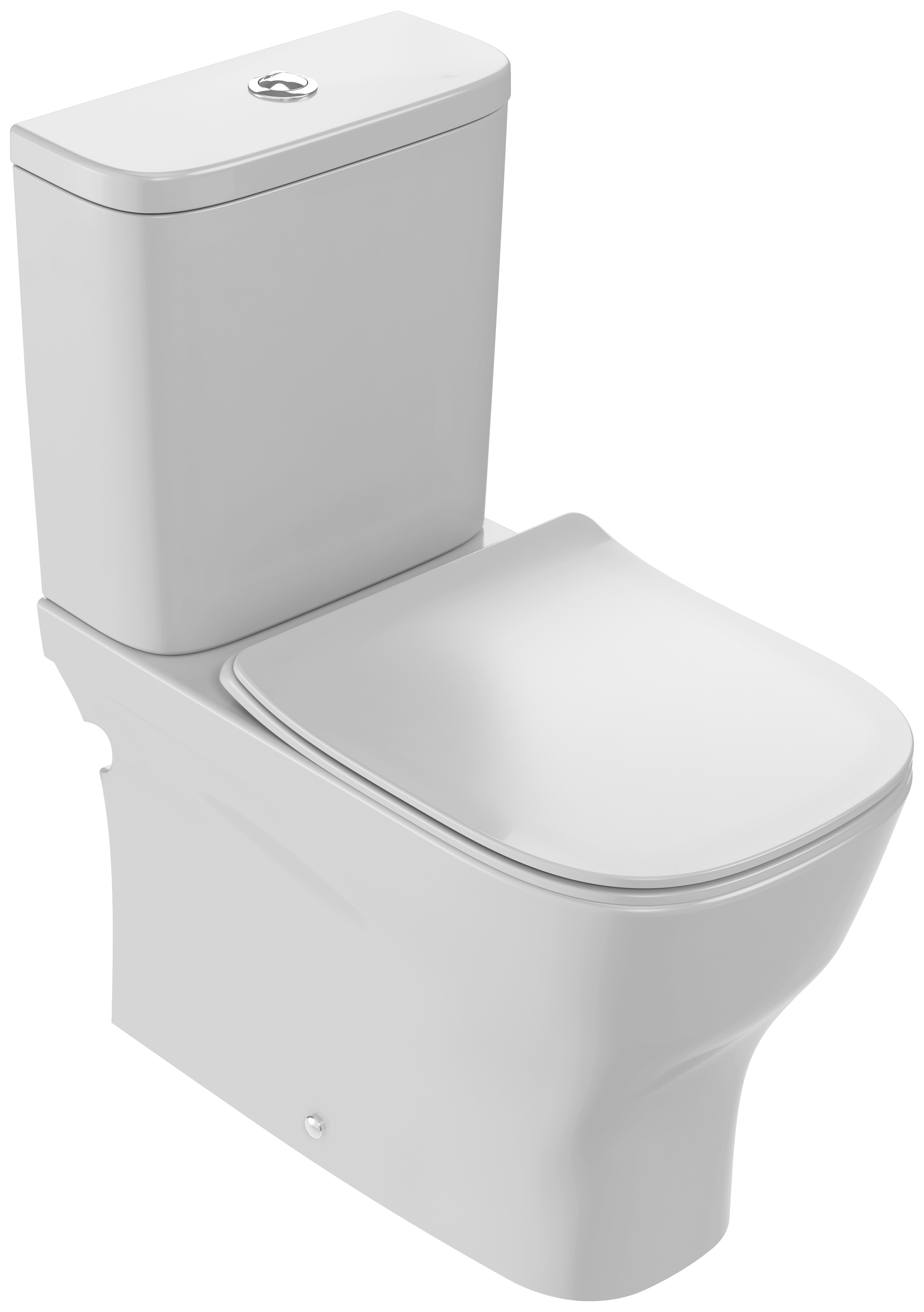 Напольный унитаз Jacob Delafon Struktura UJI102-00 безободковый сиденье микролифт белый 38757₽