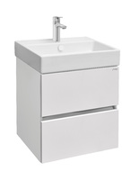 Мебель для ванной Jacob Delafon Tolbiac 50 см подвесная, белая глянцевая