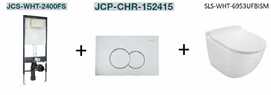   Jaquar  JCS-WHT-2400FS+JCP-CHR-152415+SLS-WHT-6953UFBISM