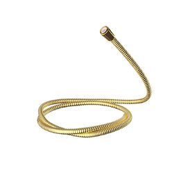 Душевой шланг Jaquar SHA-GLD-549D8 пластик в металлической оплетке,  длина 1.5, диаметр 8 мм, глянцевое золото