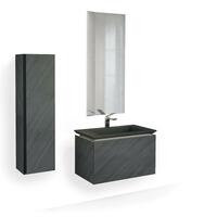 Мебель для ванной Jorno Incline 80 подвесной, бетон