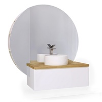 Мебель для ванной Jorno Solis 100 см подвесная, белая