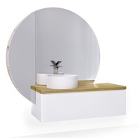 Мебель для ванной Jorno Solis 120 см подвесная, белая