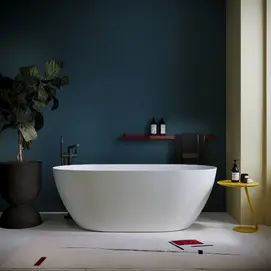 Ванна из искусственного камня KUPÁLA Kupel 167x74 WBS165001 белая матовая