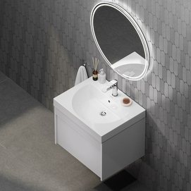 Мебель для ванной комнаты Kerama Marazzi Modula 68 см подвесная, белая глянцевая