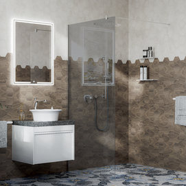 Мебель для ванной комнаты Kerama Marazzi Modula 78 см подвесная, белая глянцевая