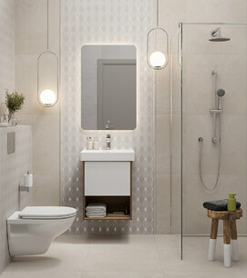 Мебель для ванной комнаты Kerama Marazzi Pro 50 см подвесная, вяз