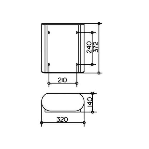 Диспенсер для бумажных салфеток Keuco KEUCO (Plan) 14985010000, цвет хром - фото 2