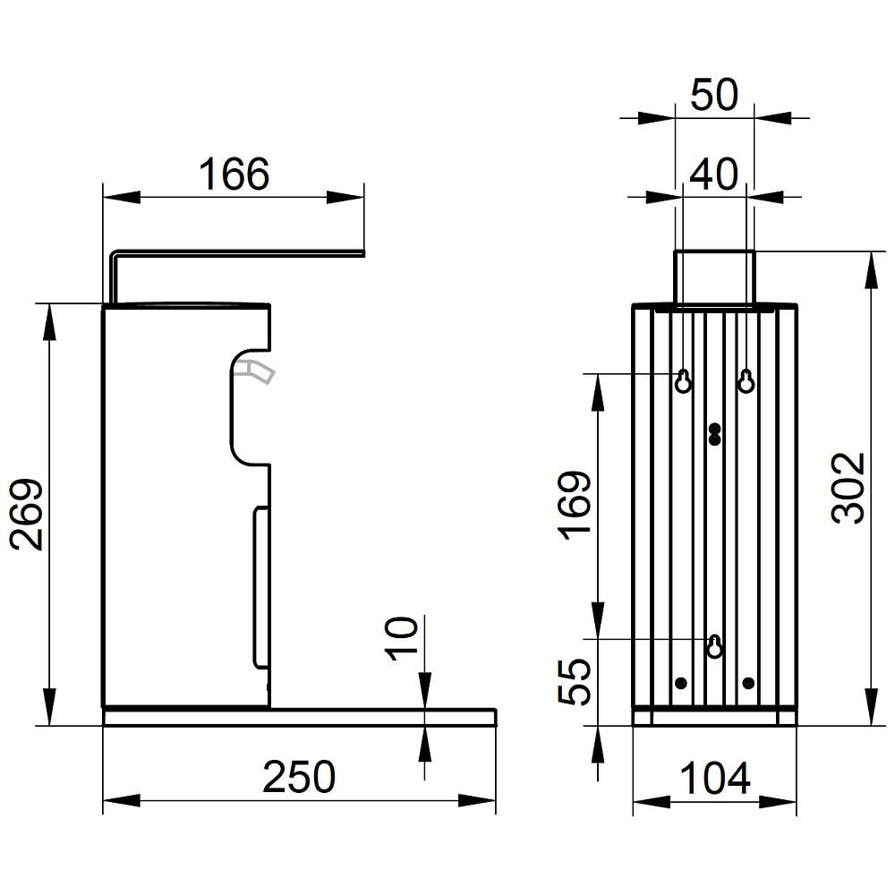 Диспенсер для мыла Keuco KEUCO (Plan) 34954010100, цвет хром - фото 2