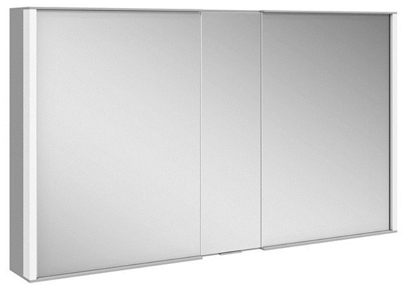 Зеркальный шкаф с подсветкой Keuco Royal Match 120 см 12804171301 серебро, цвет хром