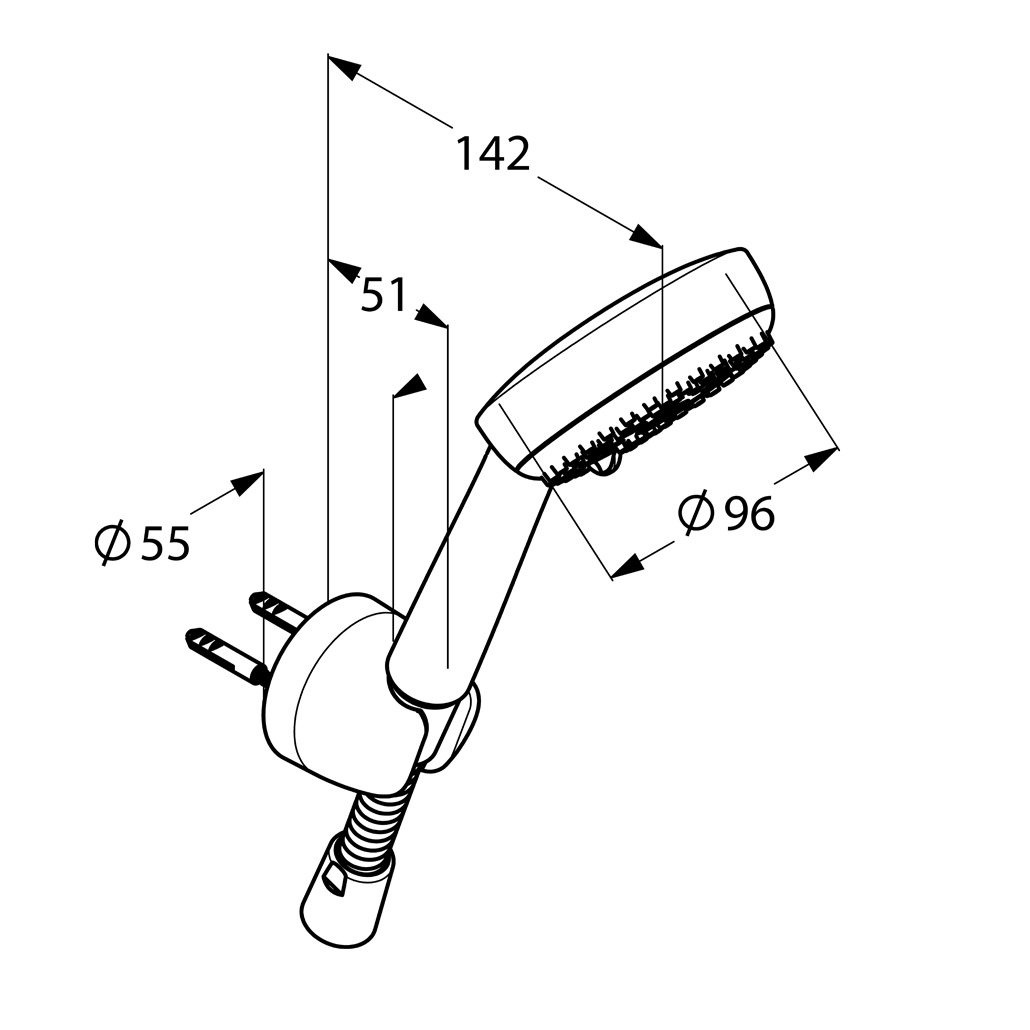Душевой гарнитур Kludi Logo 6803005-00 9400₽