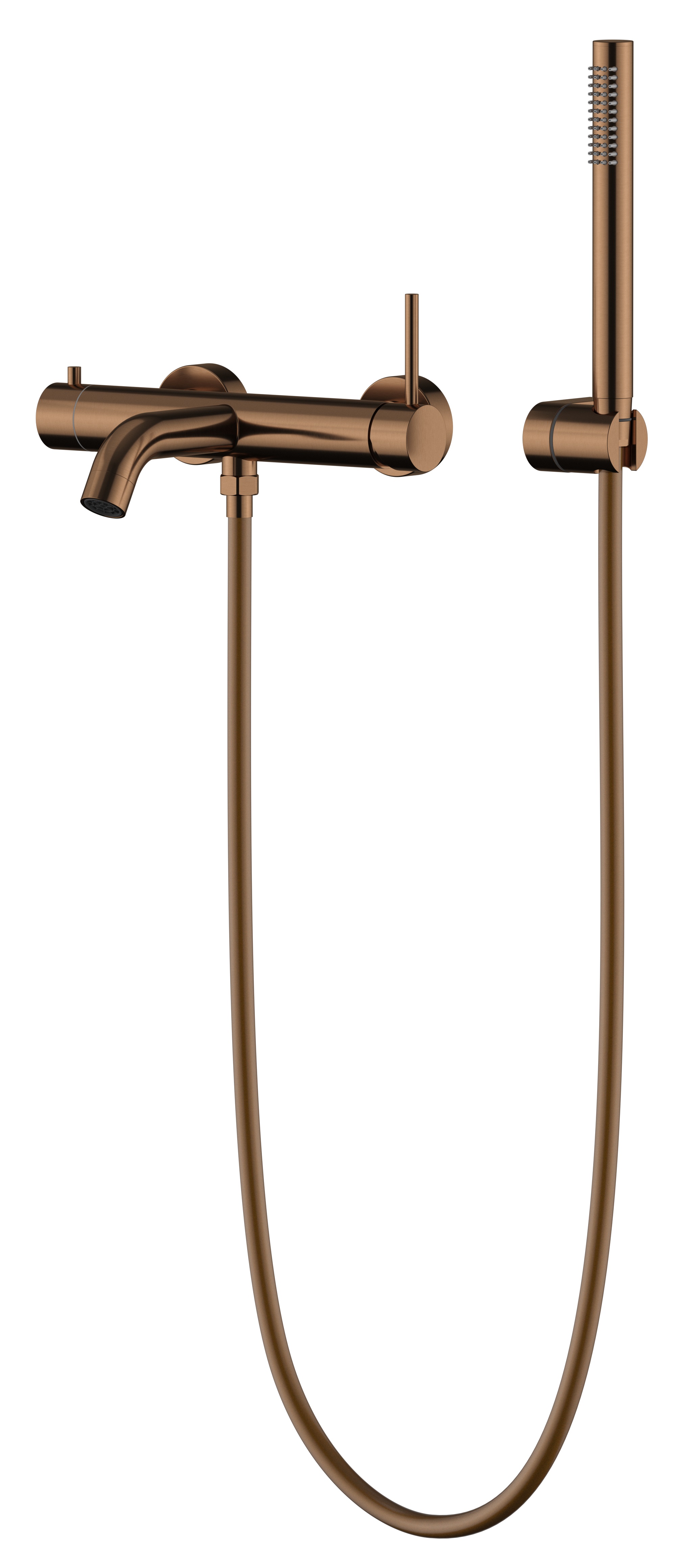 Смеситель для ванны и душа KnotLor Eclipse SS-23/RB бронза