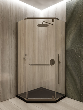 Душевой уголок Knotlor PENTA FCD090CG0GM