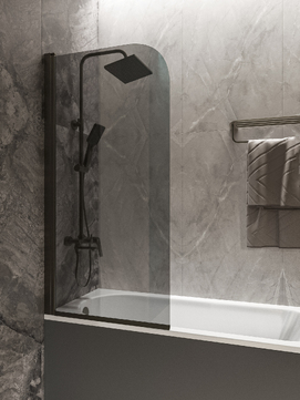 Душевая шторка для ванны Knotlor VEIL ONYX BS070TG0GM