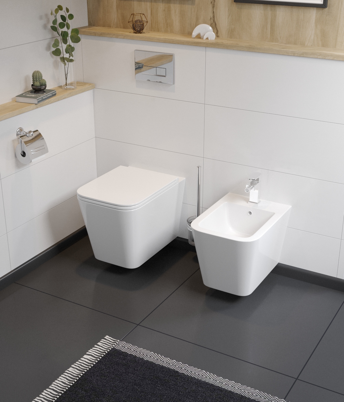 Биде подвесное Koller Pool Kvadro KR-0485-B 11936₽