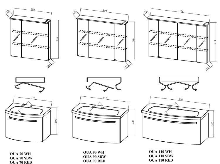 Зеркальный шкаф Kolpa-San Adele белый TO 90 см WH 71500₽