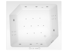 Мини-бассейн Kolpa-San Samson 180x160 с гидромассажной системой Elite Plus Magic