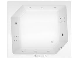 Мини-бассейн Kolpa-San Samson 180x160 с гидромассажной системой Elite Plus
