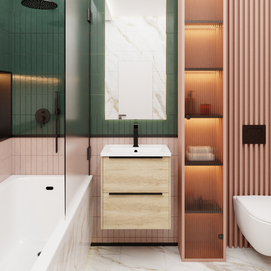 Мебель для ванной комнаты La Fenice Tesoro FNC-01-TES-DNN-60-2