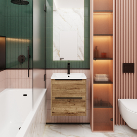 Мебель для ванной комнаты La Fenice Tesoro FNC-01-TES-DGT-60-2