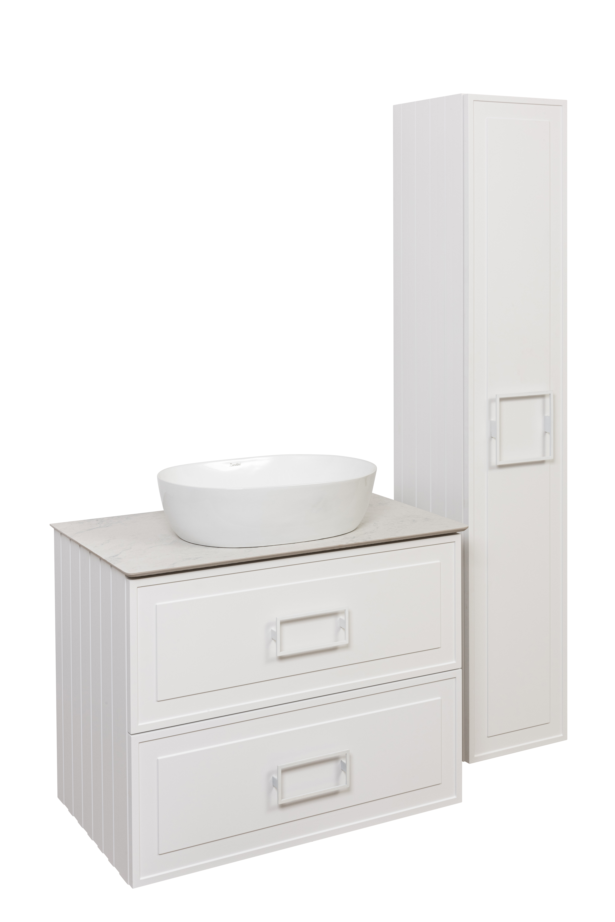 Пенал La Fenice Cubo Bianco FNC-05-CUB-B-30 160x30 белый, цвет белый матовый - фото 4