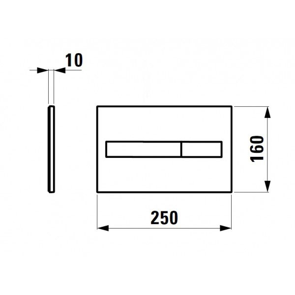 Кнопки для инсталляции Laufen 8956610040001 5403₽
