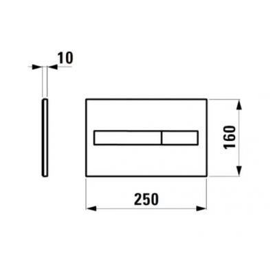 Кнопка для инсталляции Laufen AW1 8956610000001 5804₽