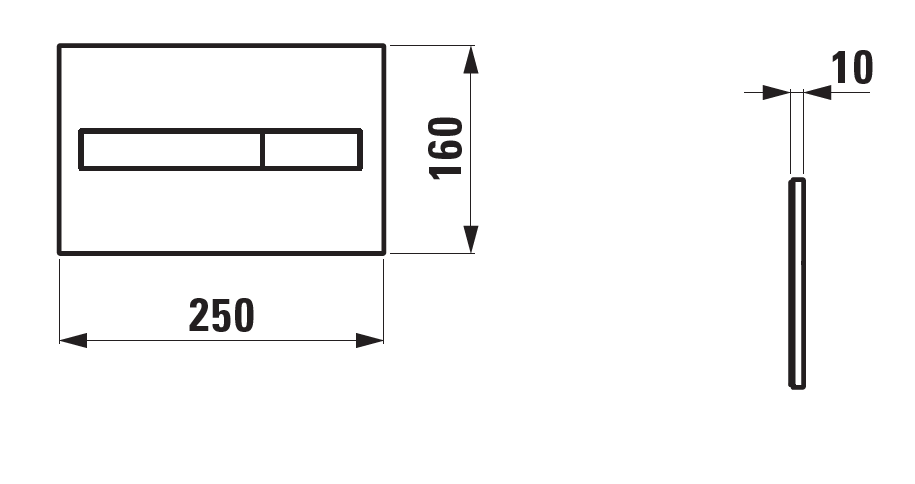 Кнопка для инсталляции Laufen AW1 8956610070001 7307₽