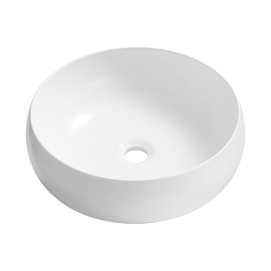 Фото Раковина накладная Lavinia Boho Bathroom Sink 36х36 33311087 из фарфора, круглая, белая глянцевая