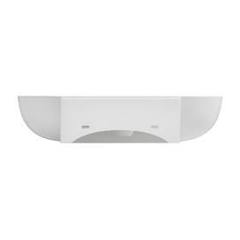 Фото Накладная или подвесная раковина для ванной  Lavinia Boho Bathroom Sink 58х40 33311099 из фарфора Slim, овальная, белая глянцевая