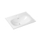 Фото Раковина встраиваемая сверху Lavinia Boho Bathroom Sink 60х46 33312010 из фарфора, прямоугольная, белая глянцевая 2