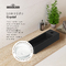 Фото Маленькая раковина для туалета Lavinia Boho Bathroom Sink 38х14 33311022 подвесная, из фарфора, прямоугольная, черная матовая 6