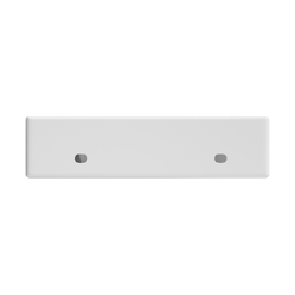Фото Маленькая раковина для туалета Lavinia Boho Bathroom Sink 43х18 33311043 подвесная, из фарфора Slim, прямоугольная, белая глянцевая