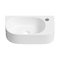 Фото Маленькая раковина для туалета Lavinia Boho Bathroom Sink 40х22 33311047 подвесная, из фарфора, полукруглая, белая глянцевая 0