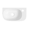 Фото Маленькая раковина для туалета Lavinia Boho Bathroom Sink 40х22 33311047 подвесная, из фарфора, полукруглая, белая глянцевая 3