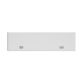 Фото Маленькая раковина для туалета Lavinia Boho Bathroom Sink 40х22 33311047 подвесная, из фарфора, полукруглая, белая глянцевая