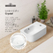 Фото Маленькая раковина для туалета Lavinia Boho Bathroom Sink 37х25 33311065 подвесная, из фарфора Slim, прямоугольная, белая глянцевая 6