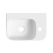 Фото Маленькая раковина для туалета Lavinia Boho Bathroom Sink 37х25 33311065 подвесная, из фарфора Slim, прямоугольная, белая глянцевая 3