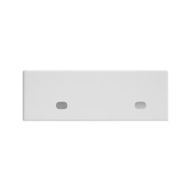 Фото Маленькая раковина для туалета Lavinia Boho Bathroom Sink 37х25 33311065 подвесная, из фарфора Slim, прямоугольная, белая глянцевая