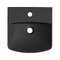Фото Маленькая раковина для туалета Lavinia Boho Bathroom Sink 35х36 33311078 подвесная, из фарфора, прямоугольная, черная матовая 3